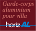 Garde-corps pour villa